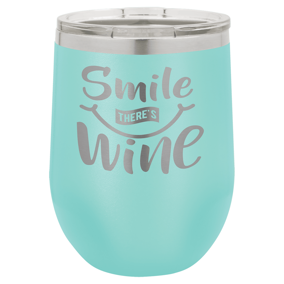 12 oz teal stemless PC Trophies & Awards SGA Grp - Giftware