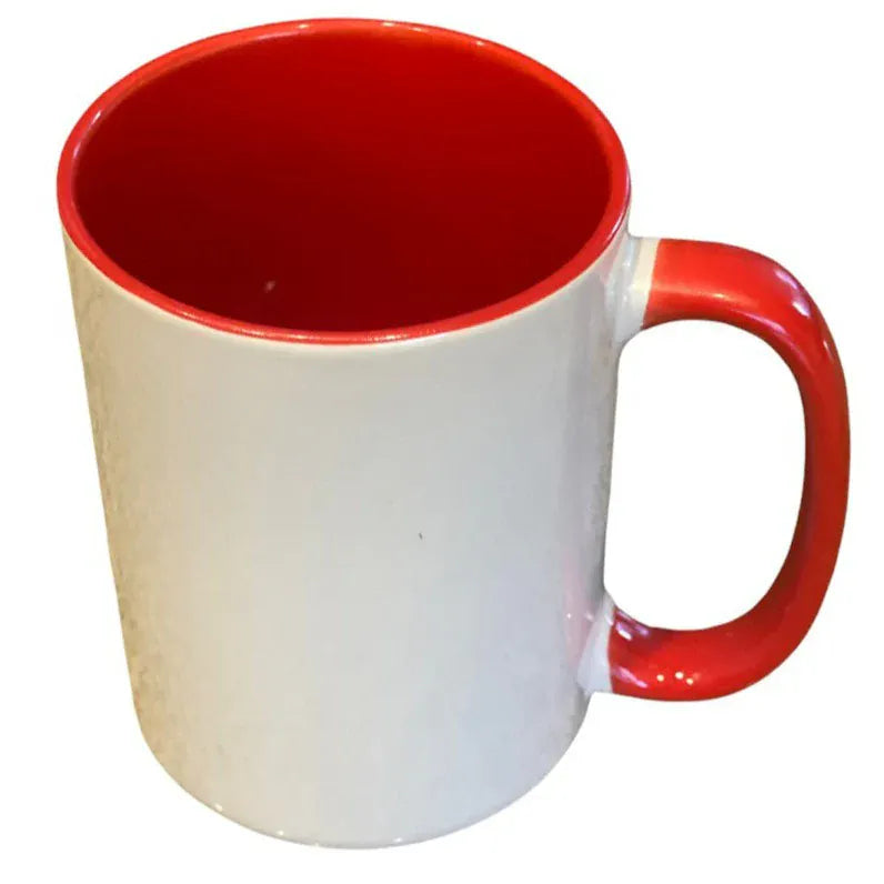 12 oz white laser - red text mug Trophies & Awards SGA Grp - Giftware