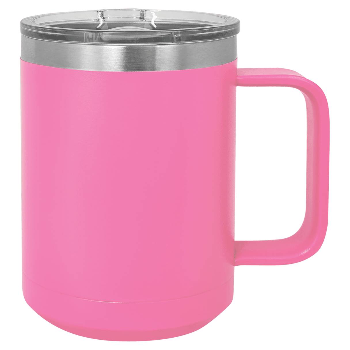 15 oz Pink Insulated Mug with Slider Lid PC Trophies & Awards SGA Grp - Giftware