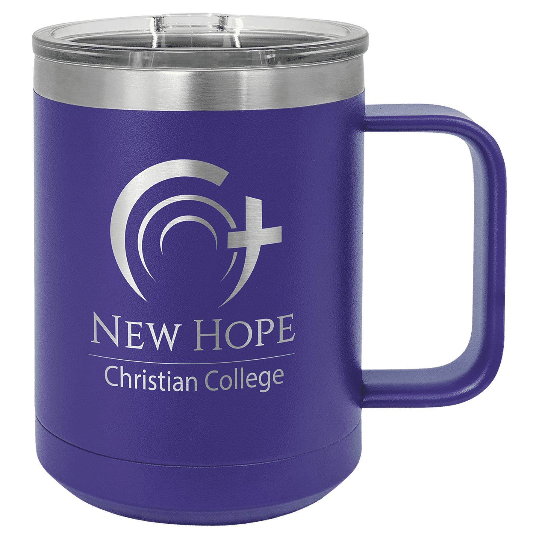 15 oz. Purple Mug with Slider Lid PC Trophies & Awards SGA Grp - Giftware
