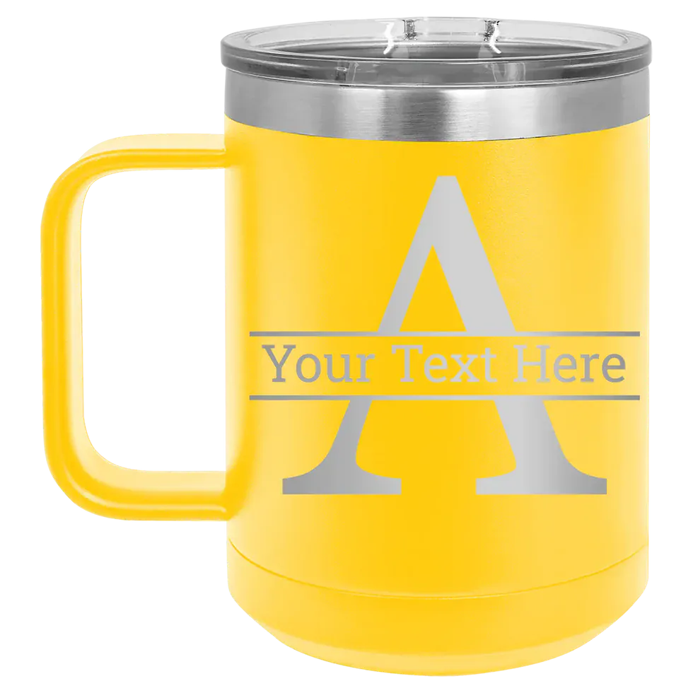 15 oz yellow mug PC Trophies & Awards SGA Grp - Giftware