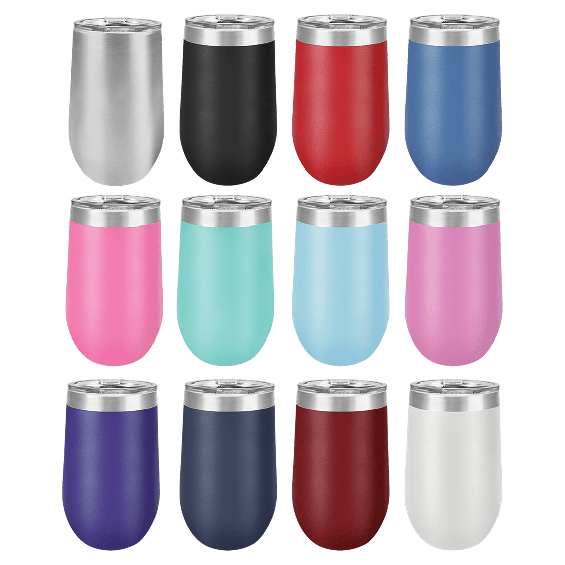 16 oz. Stemless Wine Tumbler with Standard Lid (all colors) PC Trophies & Awards SGA Grp - Giftware