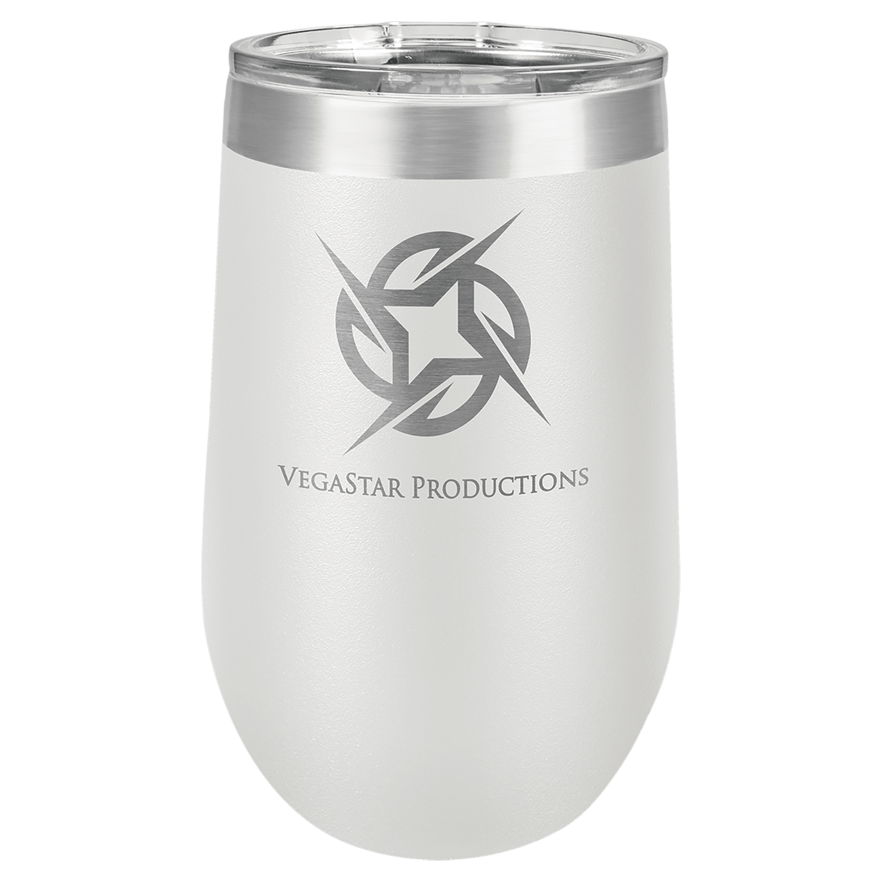 16 oz white stemless PC Trophies & Awards SGA Grp - Giftware