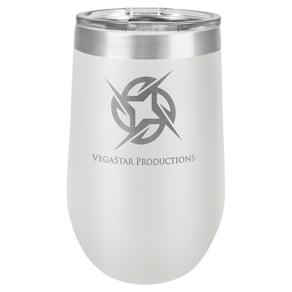 16 oz white stemless PC Trophies & Awards SGA Grp - Giftware