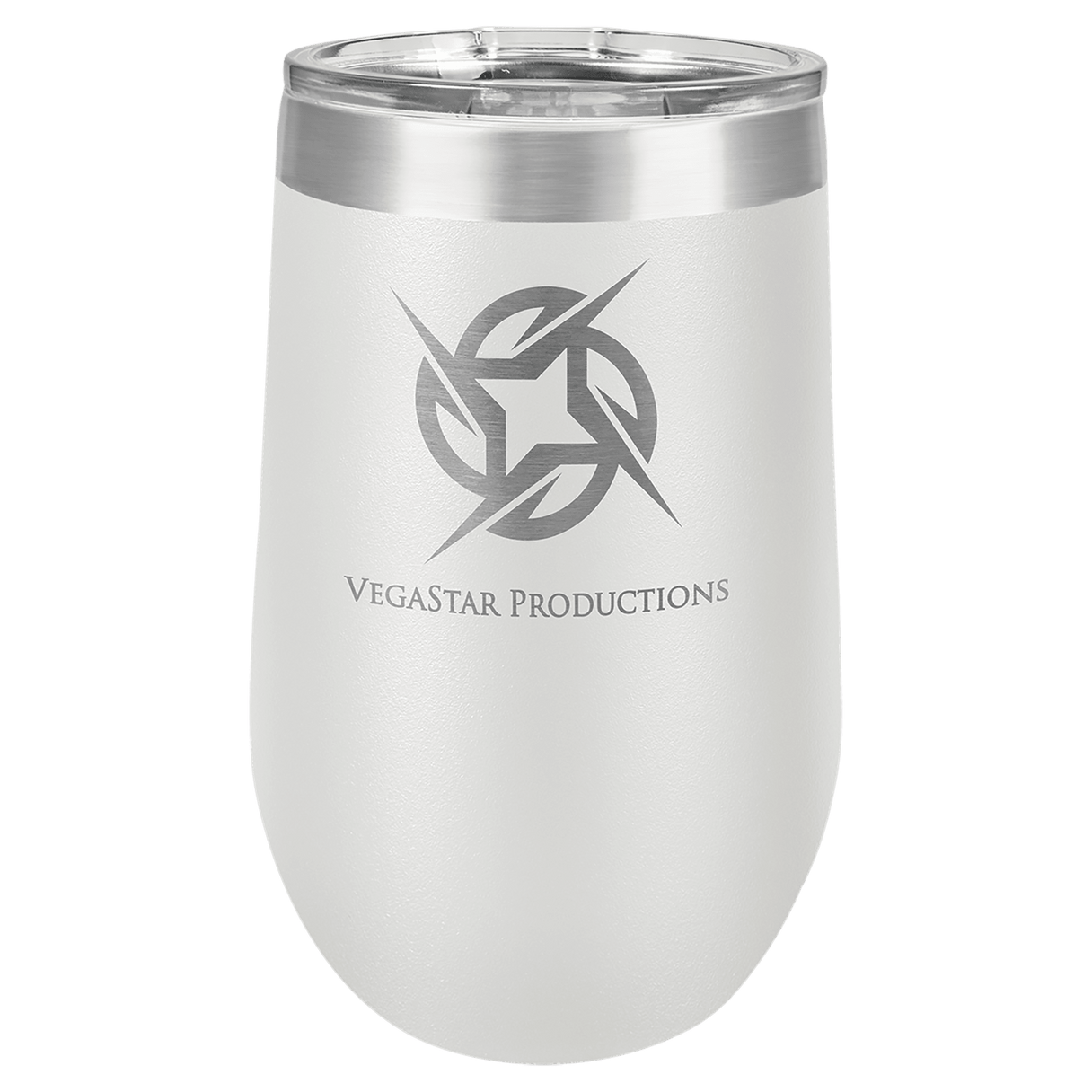 16 oz white stemless PC Trophies & Awards SGA Grp - Giftware