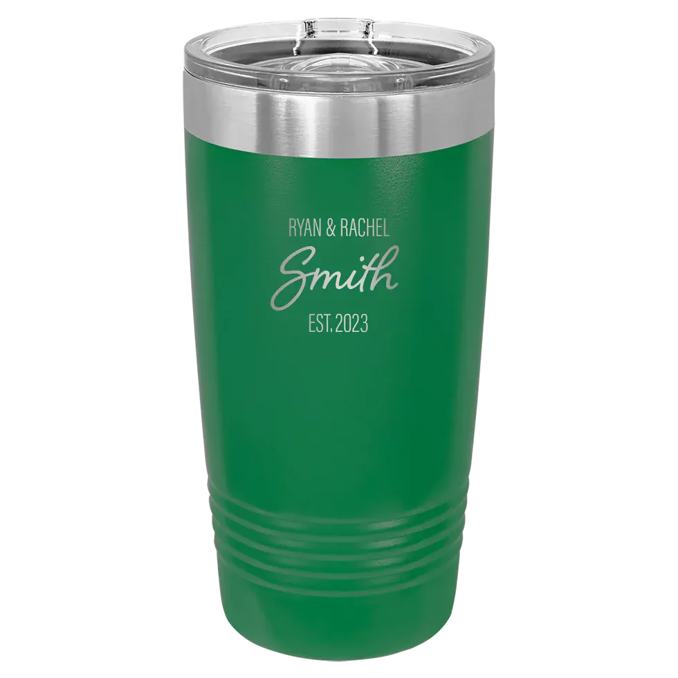 20 oz green tumbler w/slider PC Trophies & Awards SGA Grp - Giftware