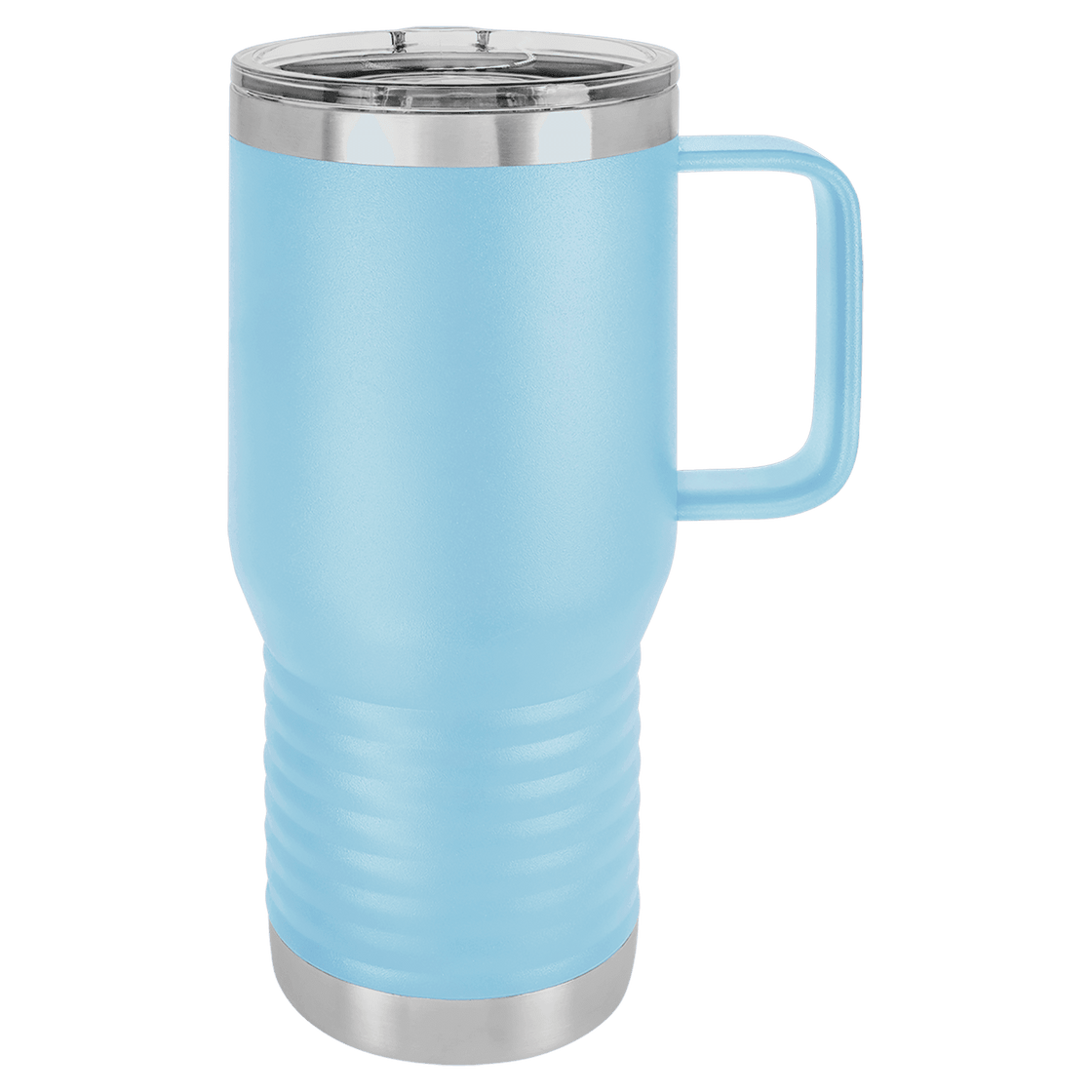 20 oz Light blue travel mug w/slider PC Trophies & Awards SGA Grp - Giftware