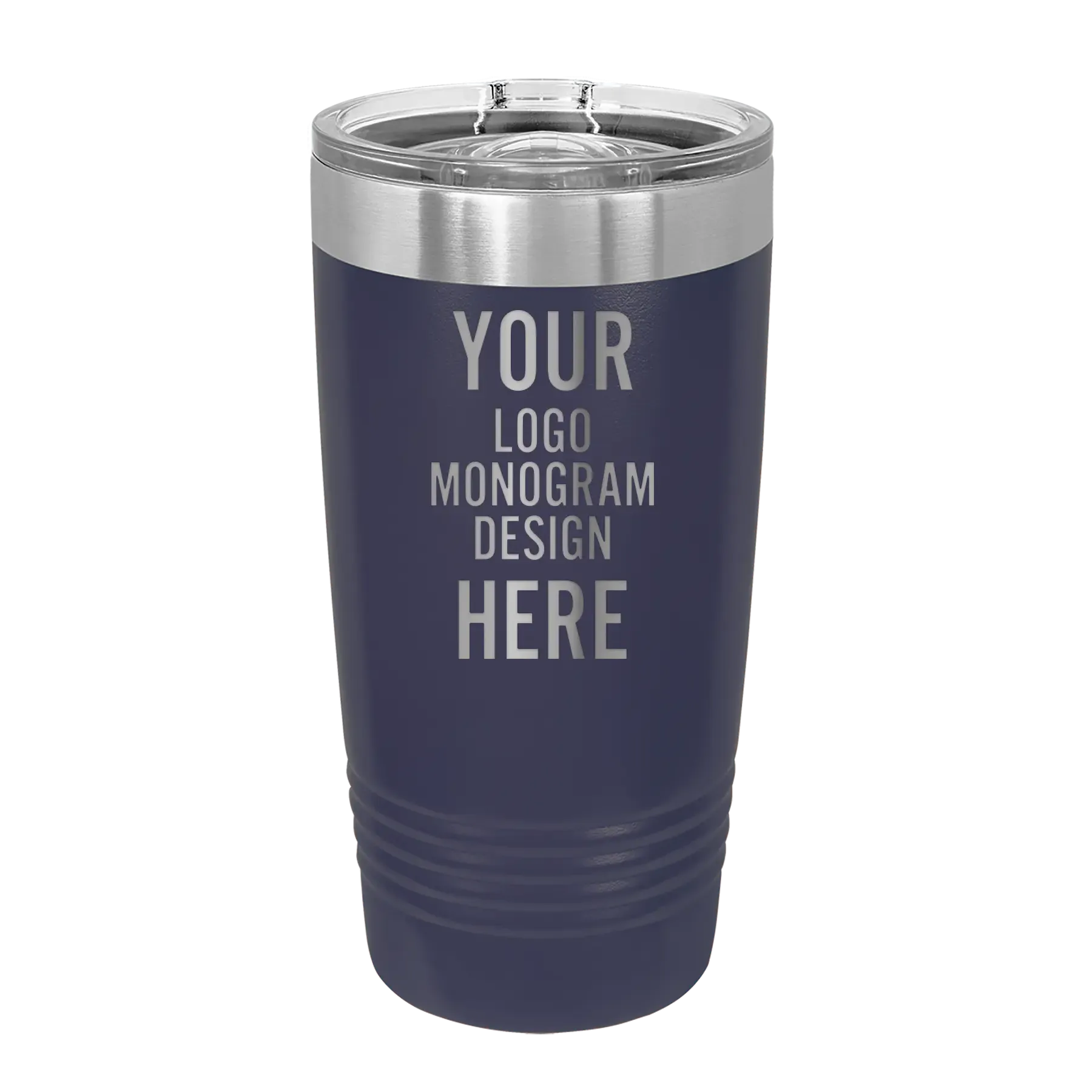 20 oz navy blue tumbler w/slider PC Trophies & Awards SGA Grp - Giftware
