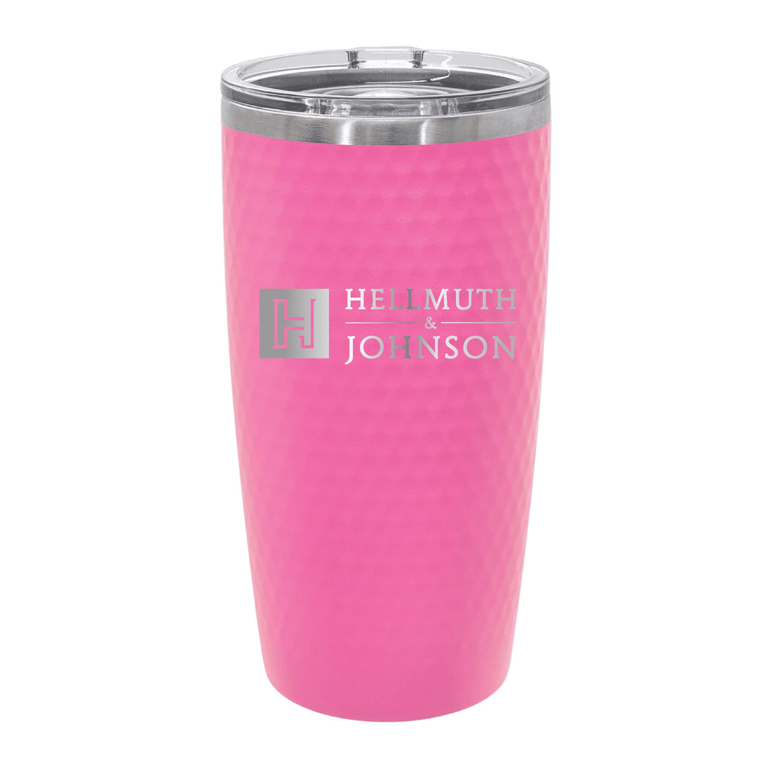 20 oz pink golf dimple tumbler PC Trophies & Awards SGA Grp - Giftware
