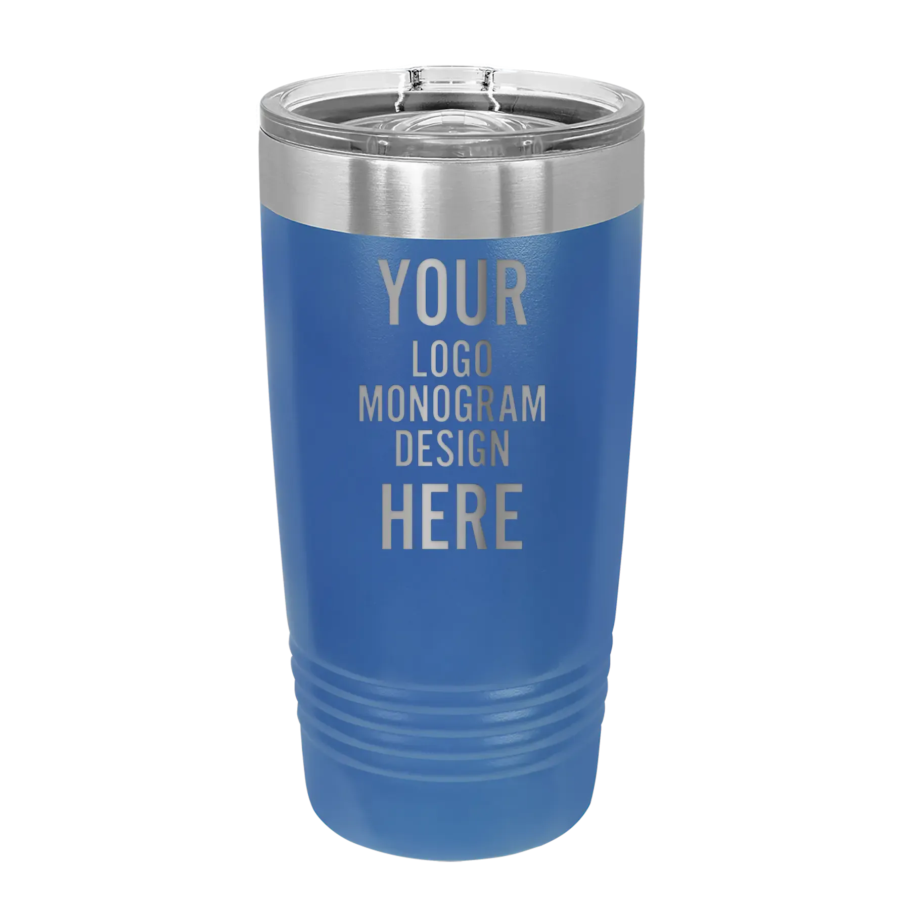 20 oz royal blue tumbler w/slider PC Trophies & Awards SGA Grp - Giftware