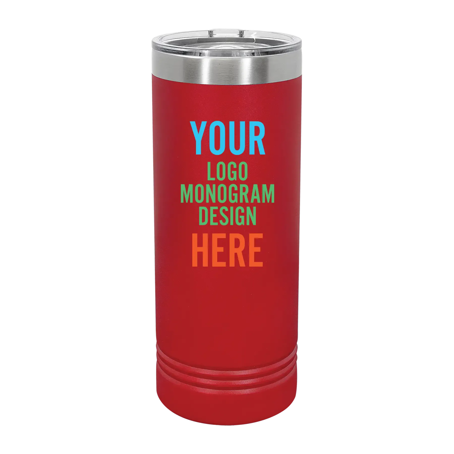 22 oz red skinny tumbler PC Trophies & Awards SGA Grp - Giftware