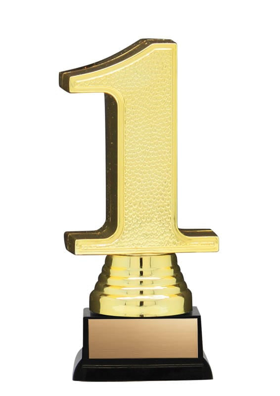 3-D Nexus Twister Gold 1st on Small Black Base, 5