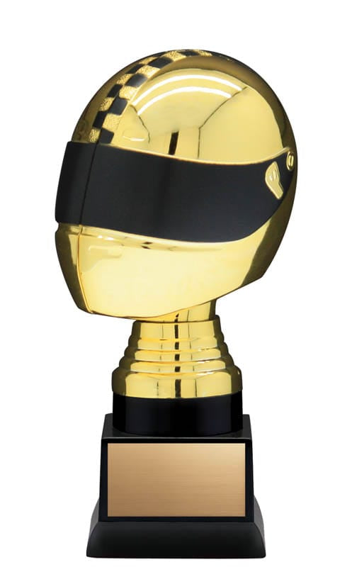 3-D Nexus Twister Gold Racing on Large Black Base, 6