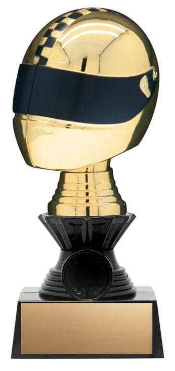 3-D Nexus Twister Gold Racing on Small Black Base, 7 1/2