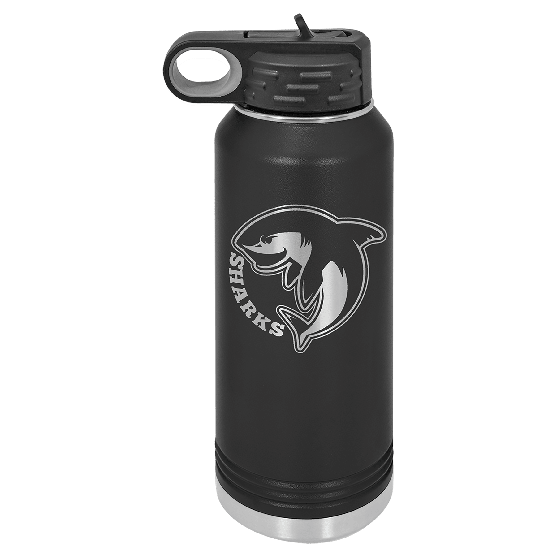 32 Oz Black Water Bottle PC Trophies & Awards SGA Grp - Giftware