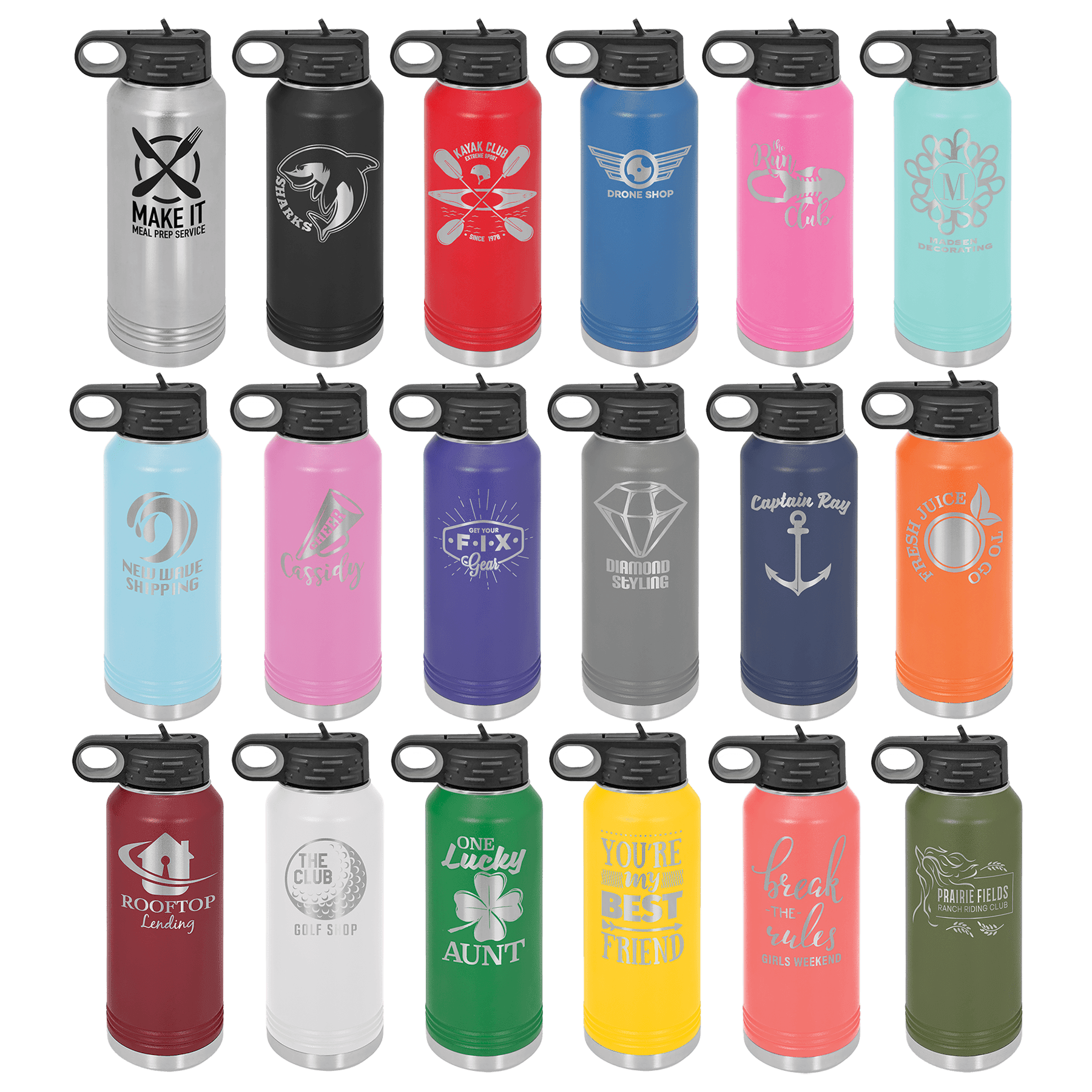 32 oz. Water Bottle (all colors) Trophies & Awards SGA Grp - Giftware