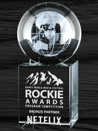 3D Laser Rise & Shine Globe Crystal Award 4 7/8