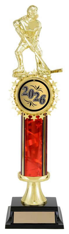 Ribbon Star Column Column Trophy
