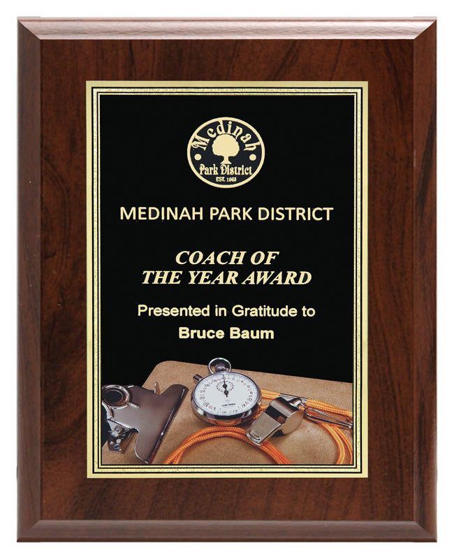 Coach Plaque