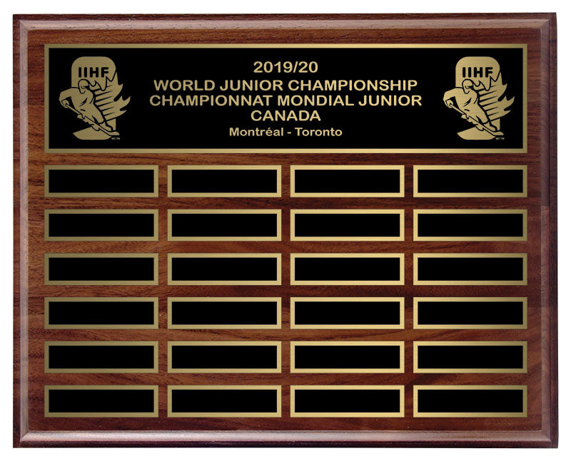 Traditional Bevel Annual Plaque