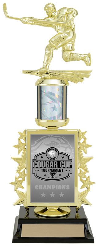Superstar Column Insert Holder - Silver Achievement