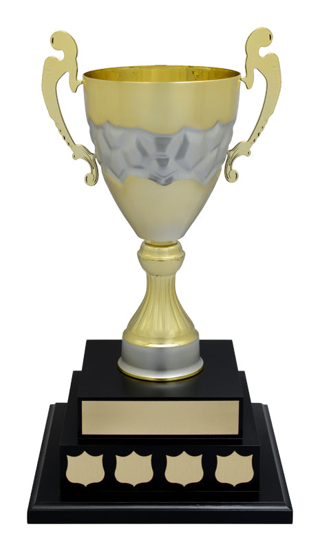 Cortina Cup - Black Satin Base-Black Satin/Two-Tone