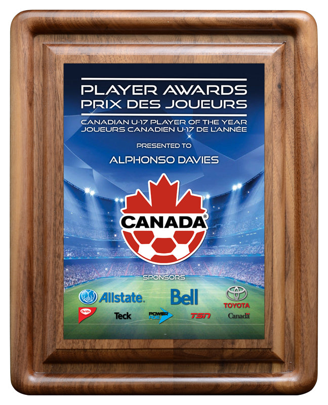 Gallery with a Sublimated Plate Plaque