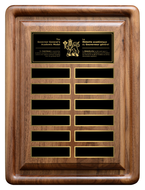 Gallery Annual Plaque