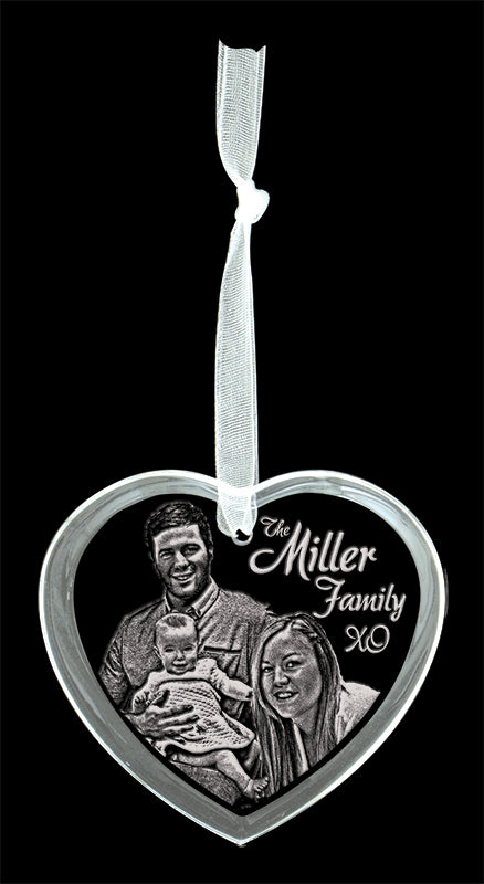 Crystal Heart Ornament