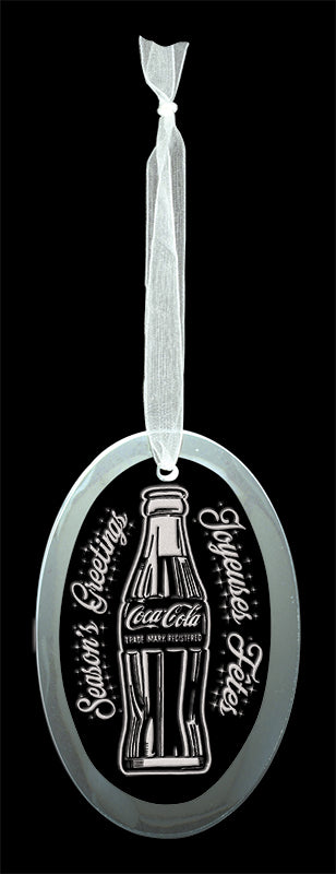 Crystal Oval Ornament