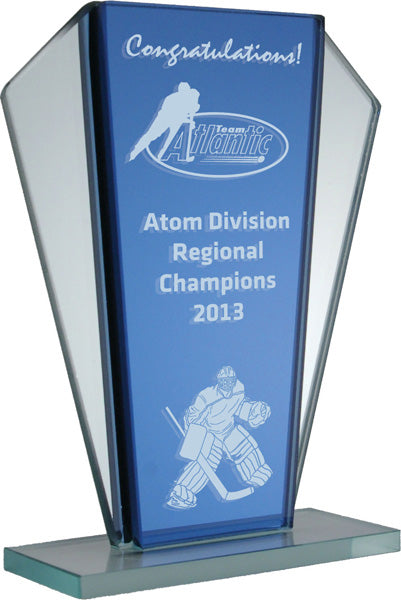 Amherst Blue Mirror Glass Award
