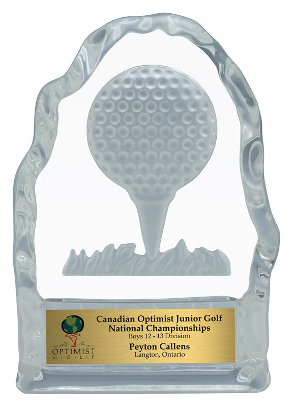 Golf Iceberg - Glass Award