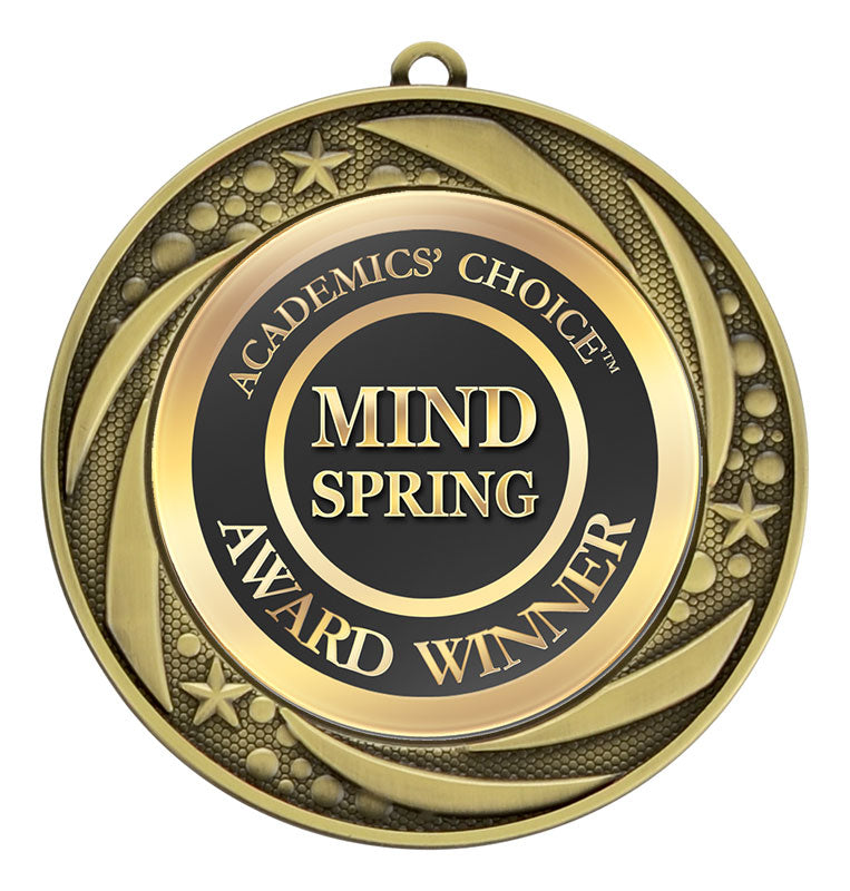 Aqua Medals - Antique Gold