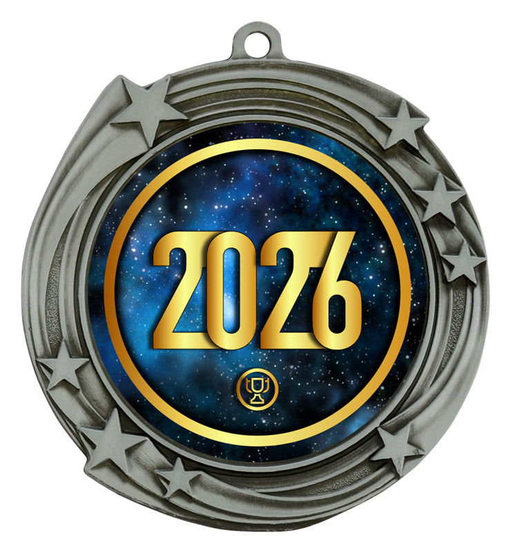 Galaxy Medals - Antique Silver