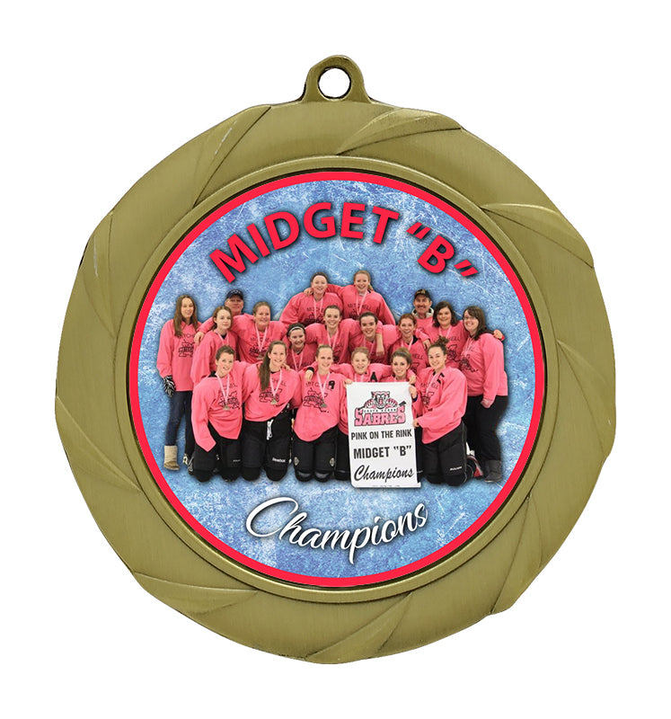 Turbine Medals - Antique Gold