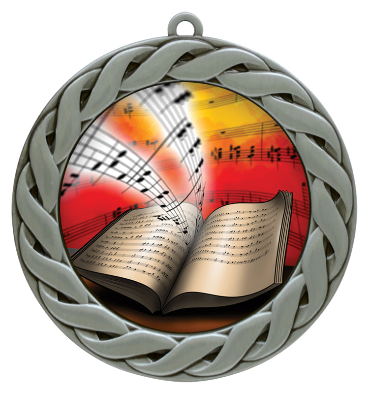 Lattice Medals - Antique Silver
