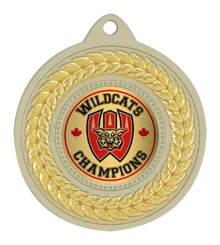 Paragon Medals - Bright Gold / Matte Silver