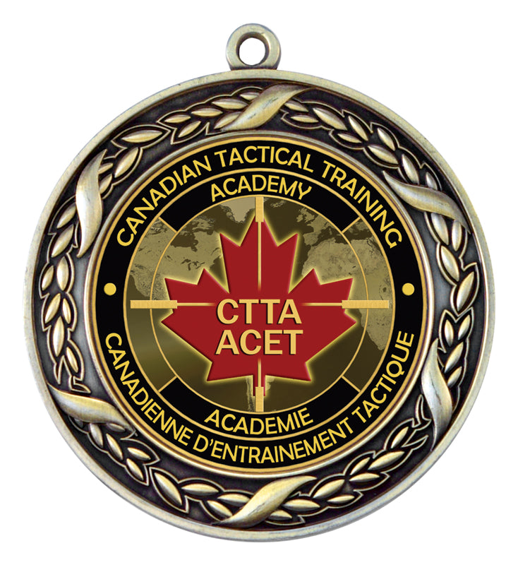 Coronet Medals - Antique Gold