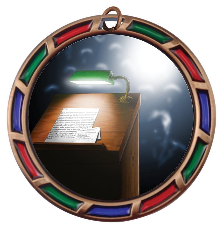 Stained Glass Medals 2” Insert Holders