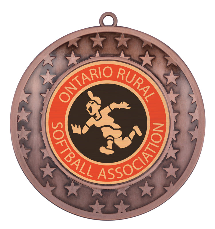 Star Eclipse Medals - Antique Bronze
