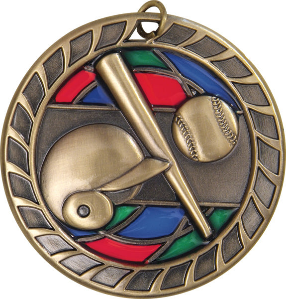 Stained Glass Medals-Baseball