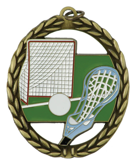 Negative Space Medals -Lacrosse