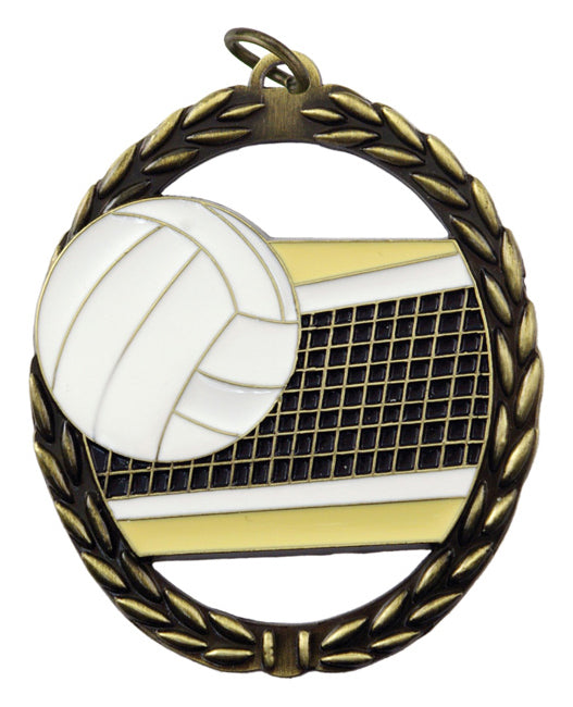 Negative Space Medals -Volleyball