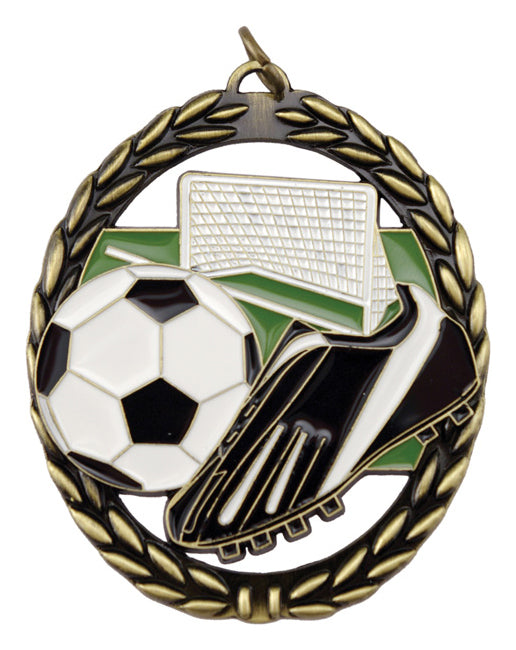 Negative Space Medals -Soccer