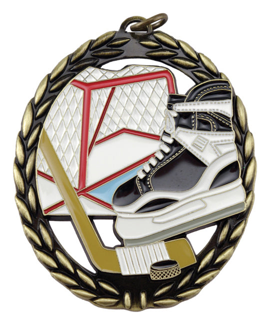 Negative Space Medals -Hockey