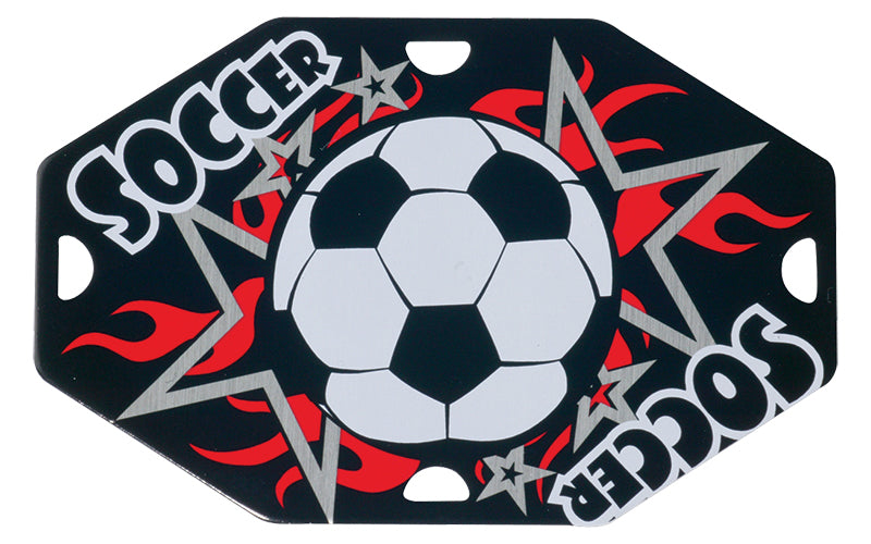 Aluminum Street Tags - Soccer