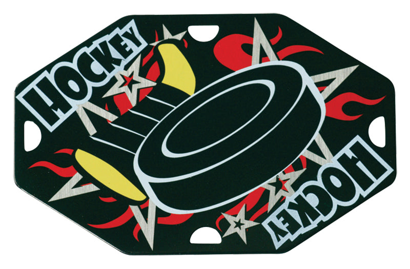 Aluminum Street Tags - Hockey