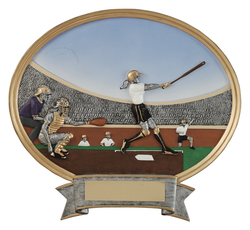 Oval, F Baseball Award