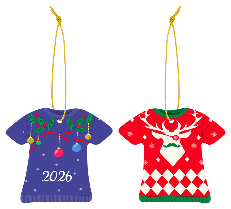 Sublimated Ceramic Jersey Ornament