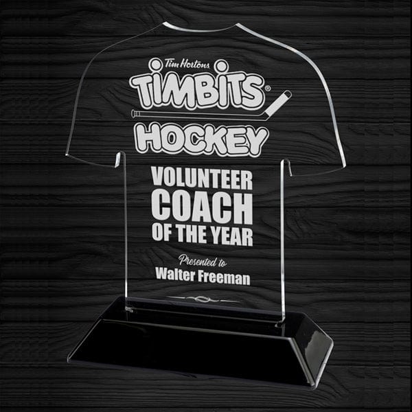 Jersey acrylic award